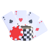 Poker cards and caps